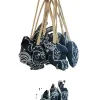 Finished tie-dyed and embroidered zodiac pendants and other pendants Item Picture